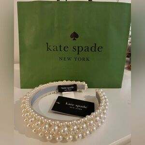 Kate Spade Cream Pearl Hair Accessory